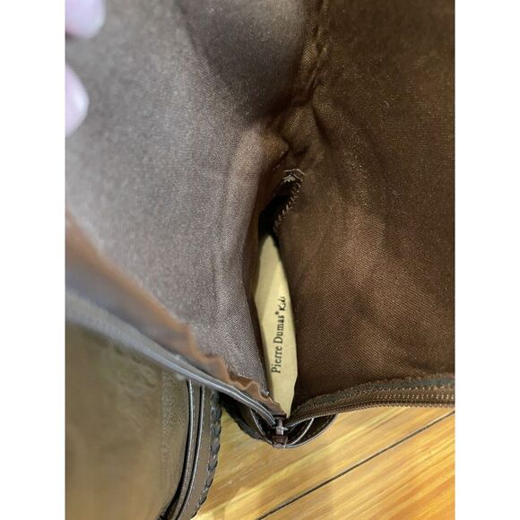 Pierre Dumas Kids Brown Leather Western Cowboy Boots Size 4 - Picture 10 of 10